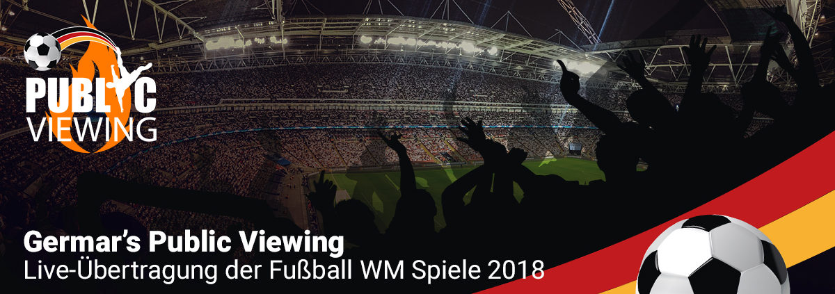 Germars PublicViewing und Tippspiel - Fußball WM 2018